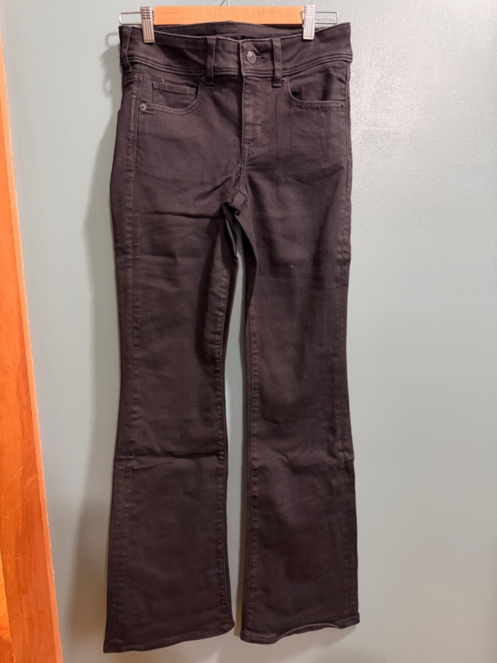 American Eagle Outfitters Black Flare Jeans